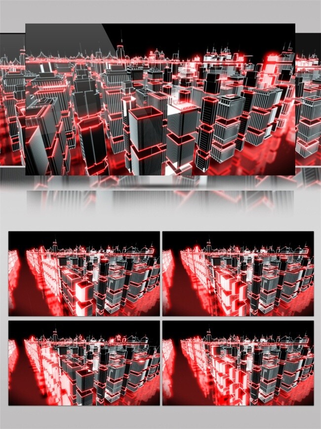 红色 激光 城市 动态 视频 光束 红色科技 前进隧道 炫酷回旋 光芒穿梭