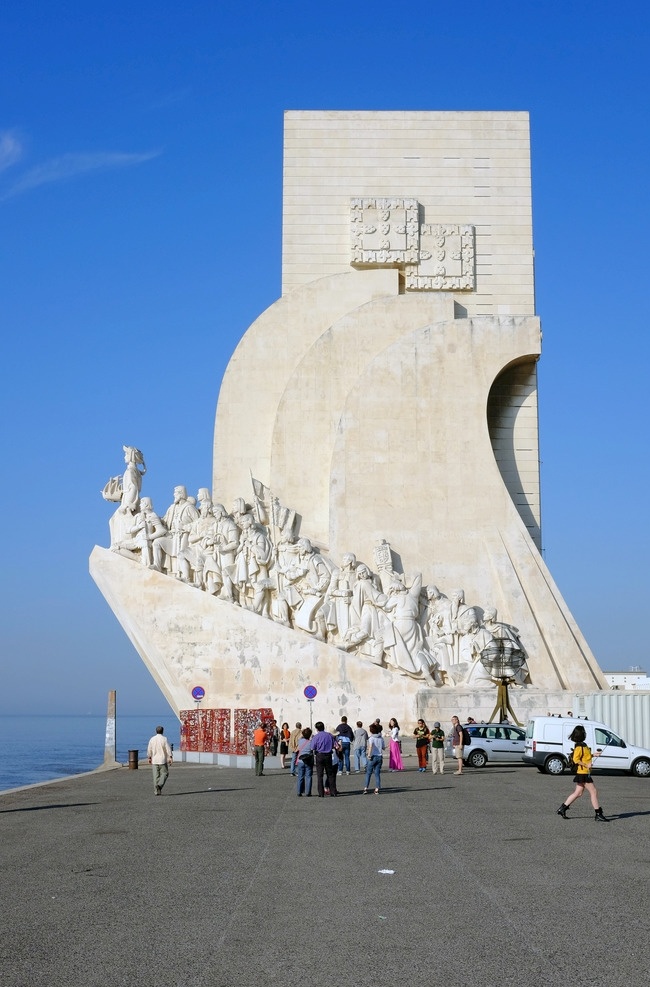 里斯本 大发 现 纪念碑 大发现 贝伦 欧洲 葡萄牙 殖民 大航海 蓝天 广场 纪念 雕塑 雕像 旅游摄影 国外旅游