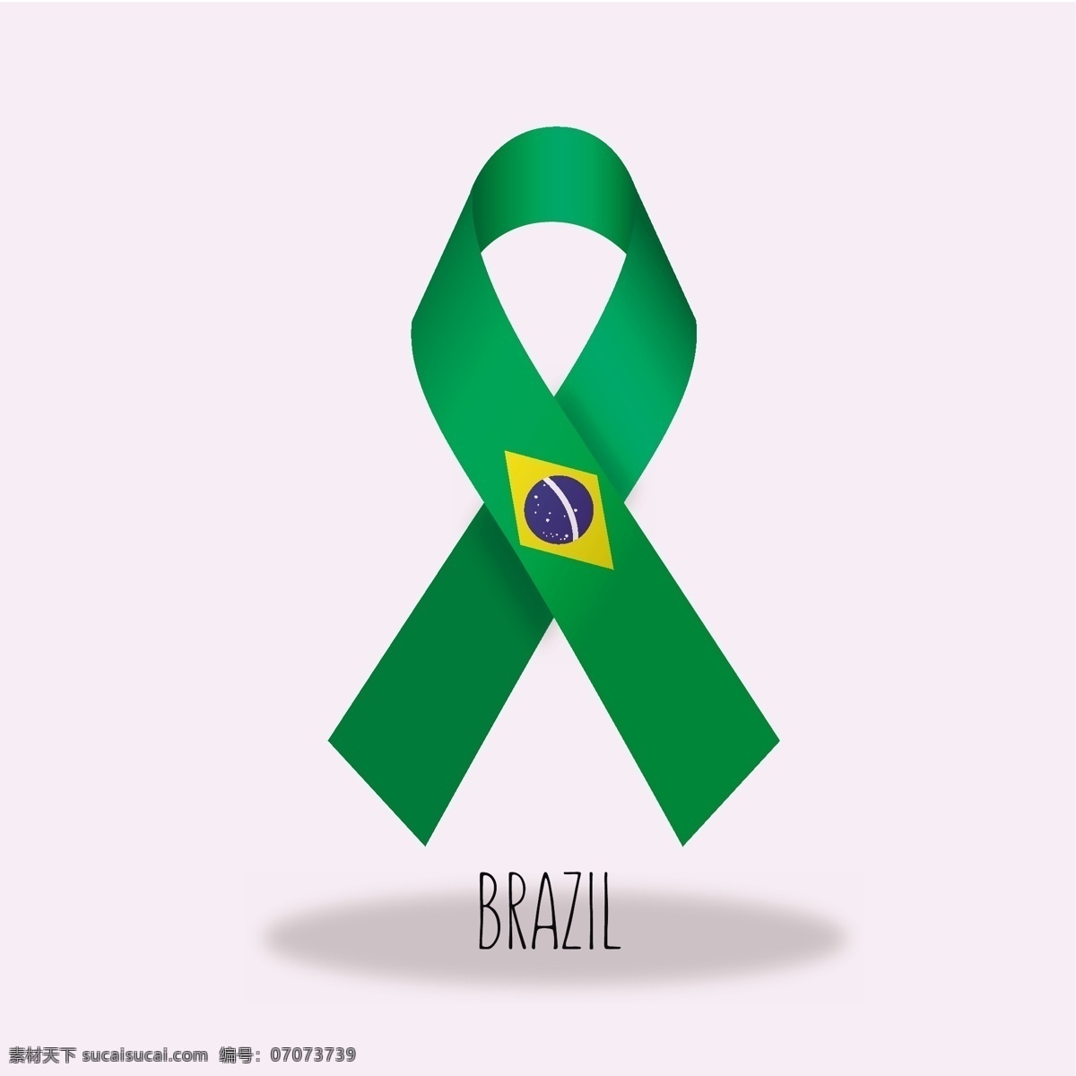巴西 国旗 丝带 丝带设计