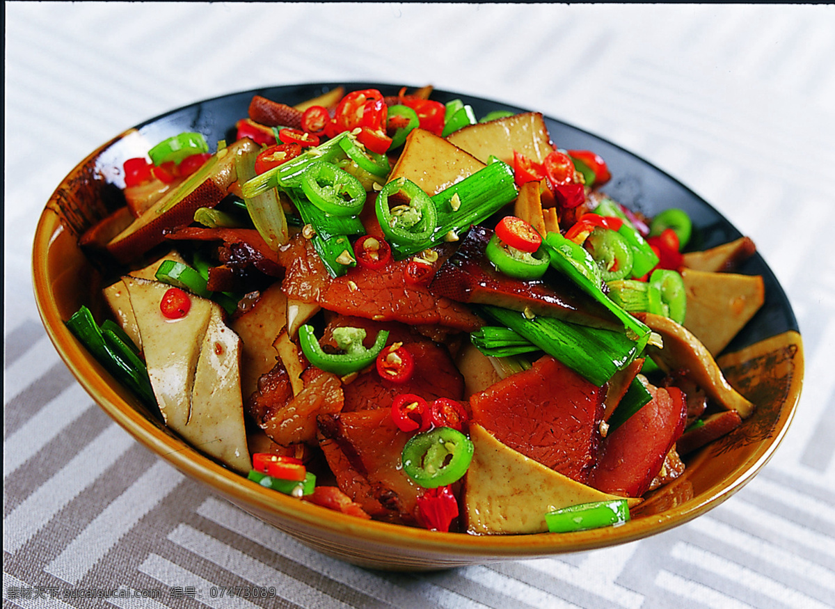 豆干老腊肉 美食 传统美食 餐饮美食 高清菜谱用图