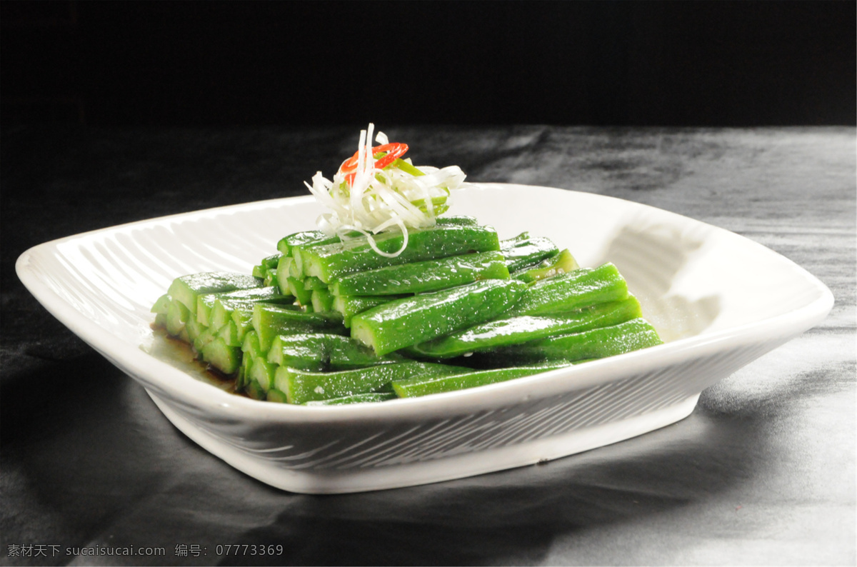 白灼秋葵 美食 传统美食 餐饮美食 高清菜谱用图