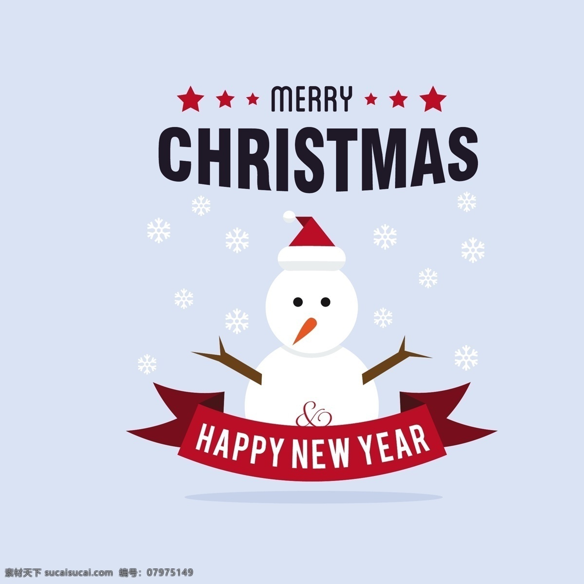 一个 雪人 美丽 圣诞卡 背景 圣诞快乐 冬天 圣诞节 雪花 装饰 卡片 文化 冷 假期 季节 节日 十二月