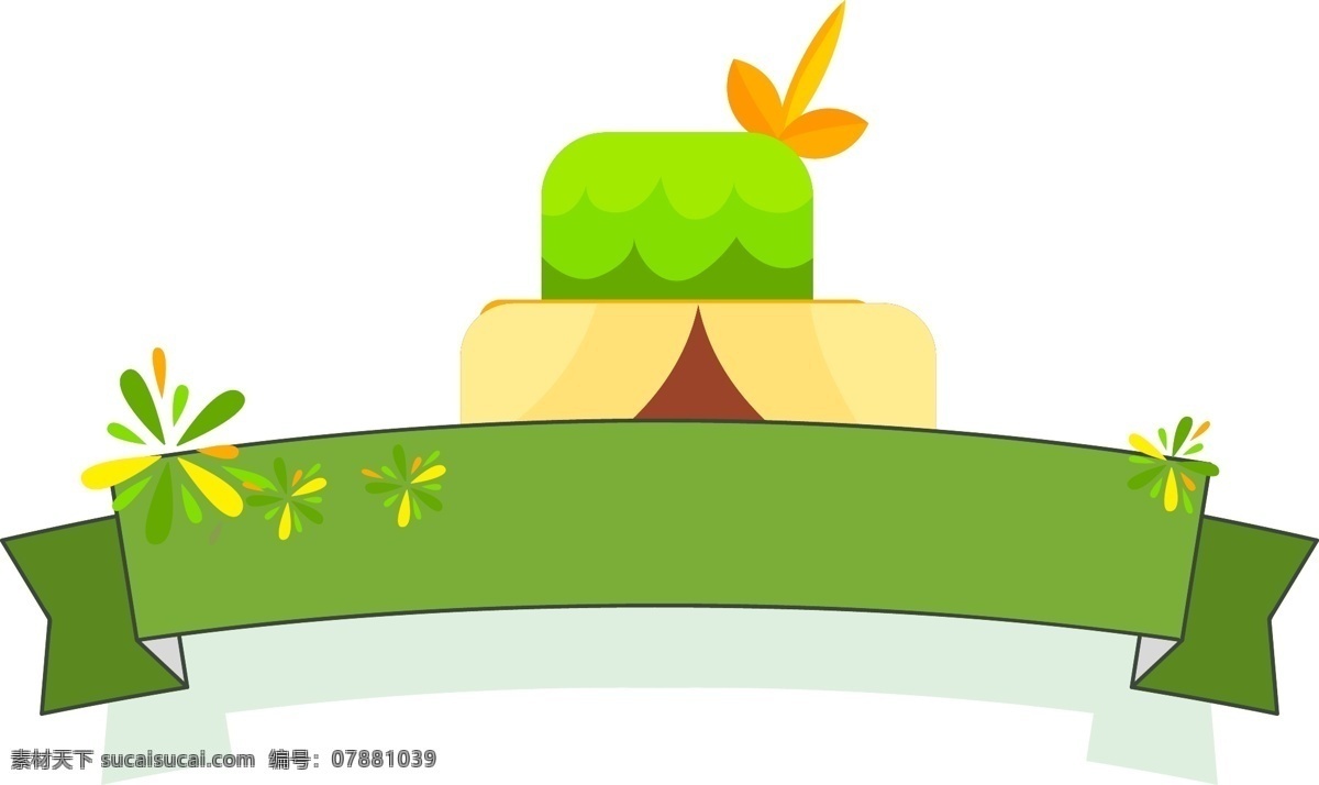 标签 蛋糕 元素 花朵 商用 背景 矢量图 装饰 标签花朵