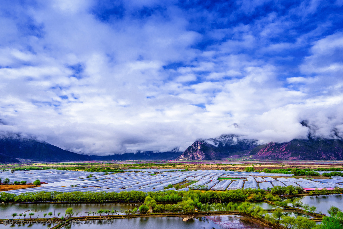 西藏 雅鲁藏布 大峡谷 风景