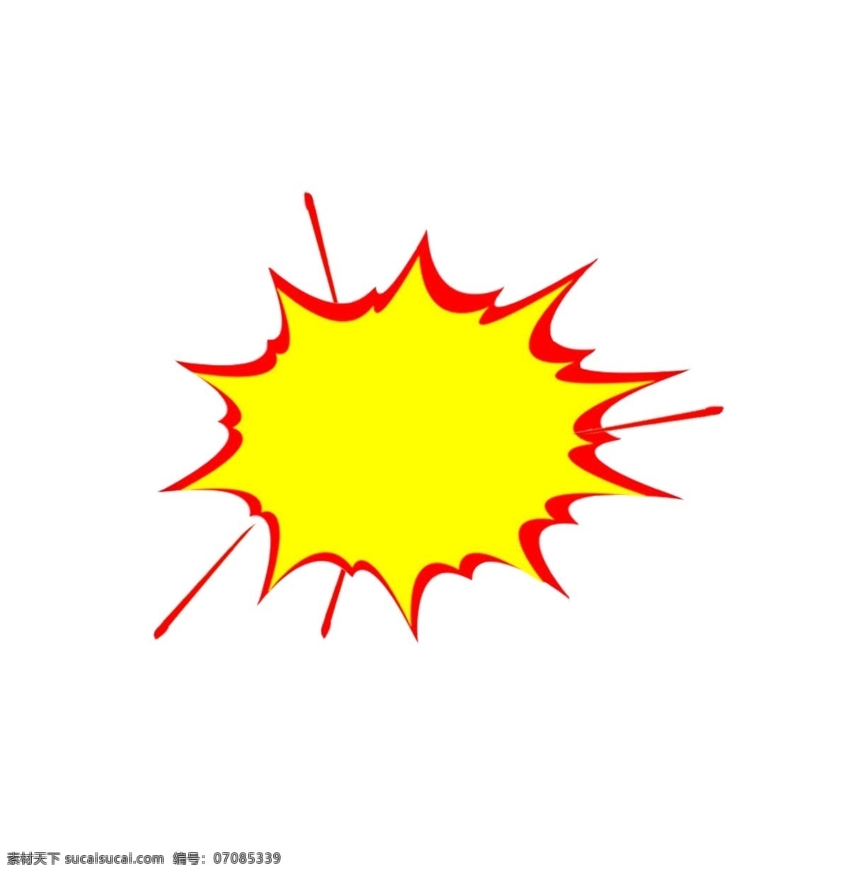 卡通爆炸图标 爆炸标贴 底纹边框 爆炸线 矢量图 手绘 矢量边框 黄色 红色
