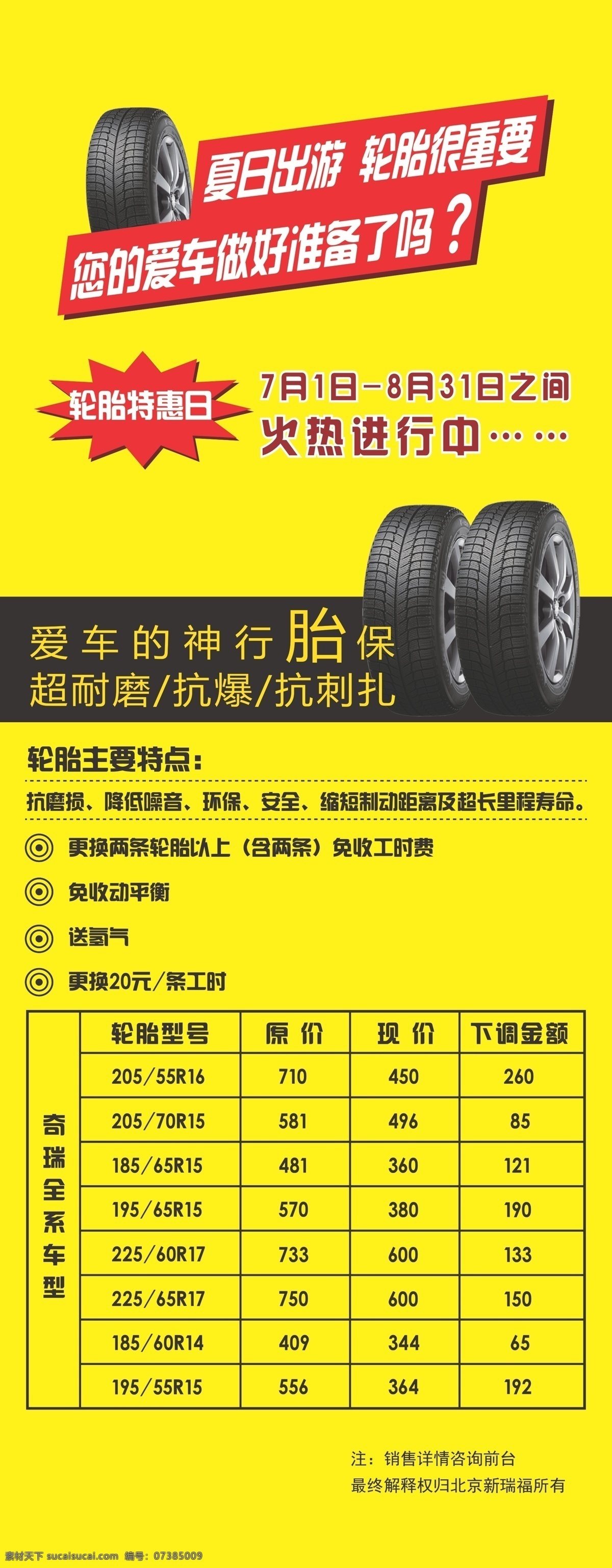 轮胎 展架 易拉宝 海报 个性轮胎 汽车轮胎 个性板式 黄底 爆炸签 展架模板 易拉宝模板