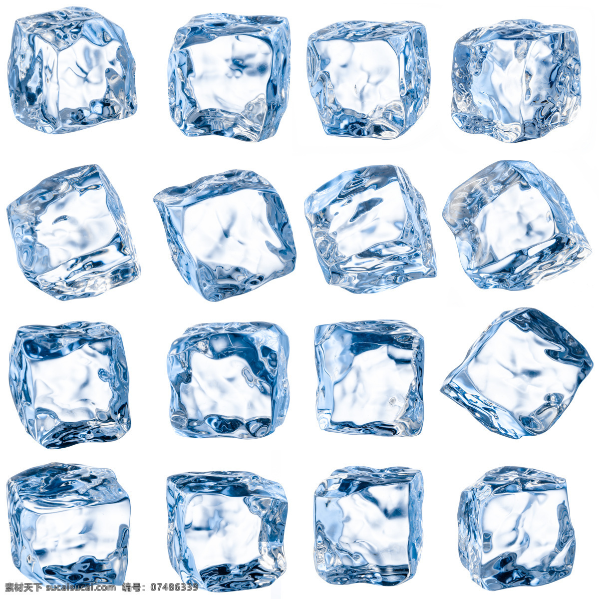 蓝色 晶莹剔透 冰块 碎冰块 几何立体 冷鲜 广告背景 冰块图片 生活百科