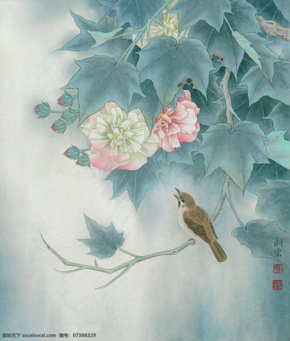 李 科 宏 工笔 芙蓉 高清 图 花下 歌者 工笔画 字画 国画 走廊挂画 客厅挂画 教室挂画 花鸟画 工笔花鸟 工笔国画 工笔荷花 工笔画欣赏 工笔画素材 文化艺术 绘画书法 高清工笔画 风景