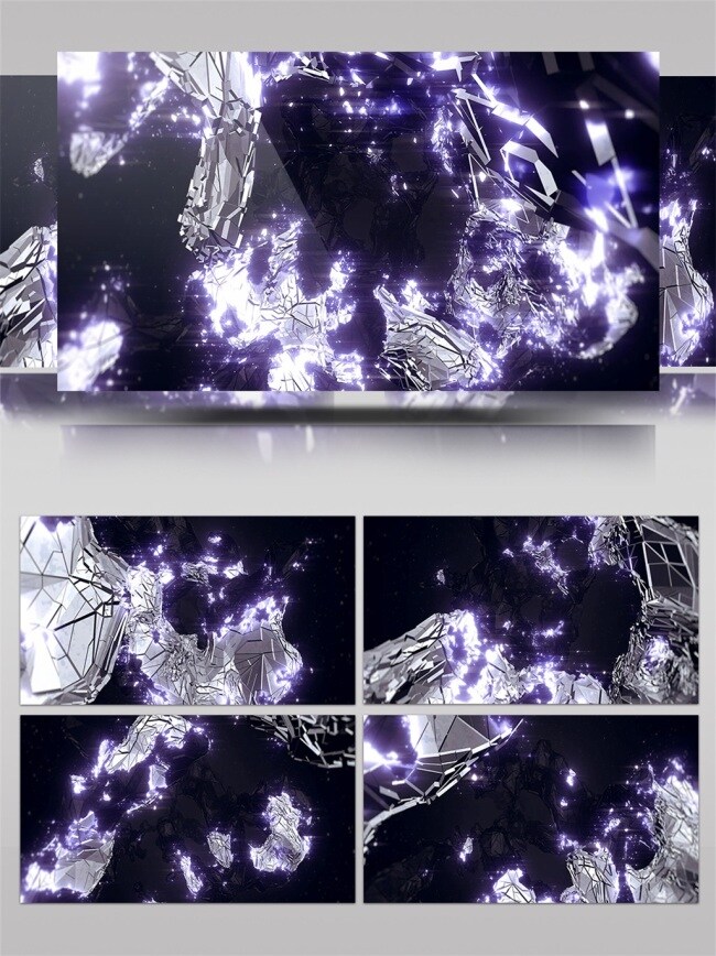 梦幻 闪光 粒子 冰冻 视频 梦幻唯美 裂缝 视频素材 动态视频素材