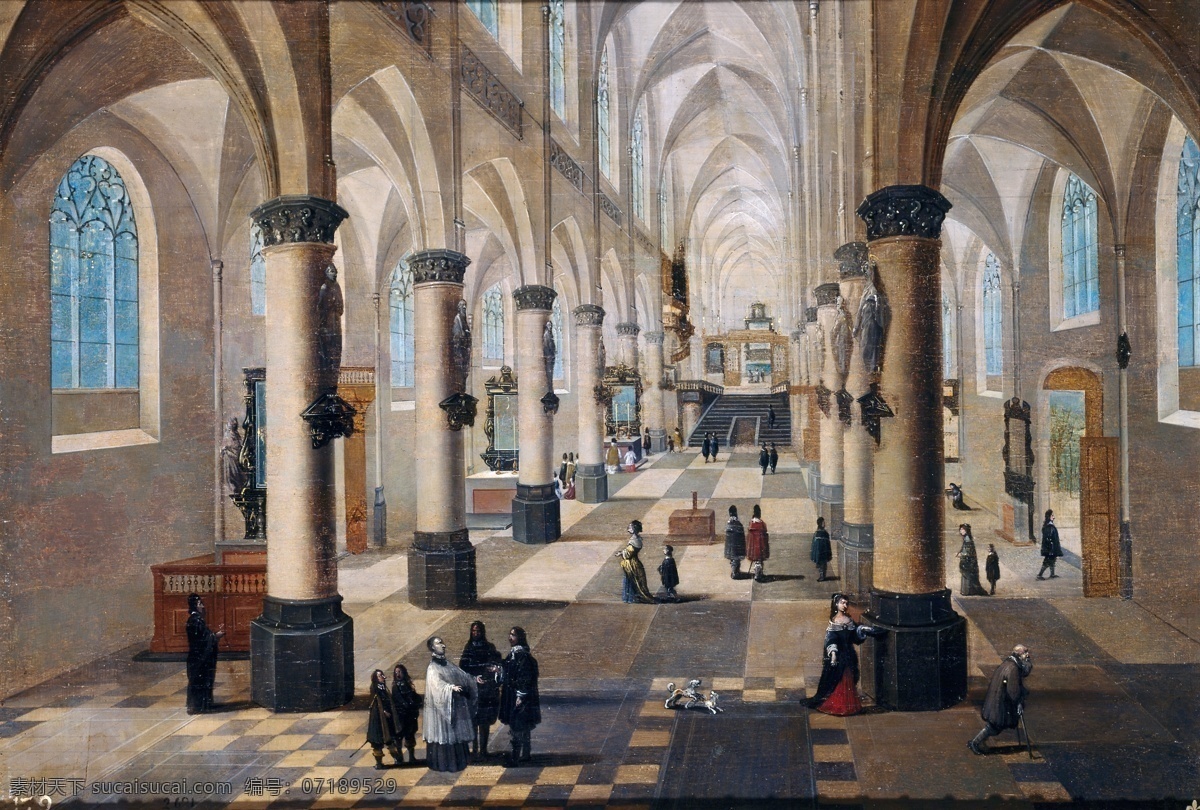 flandes 高清 古典 风景 人物 天使 宗教 建筑 印象派 写实主义 油画 装饰画 iglesia una de interior pieter neefs frans iii francken 印象 画派 无 框 画 装饰素材