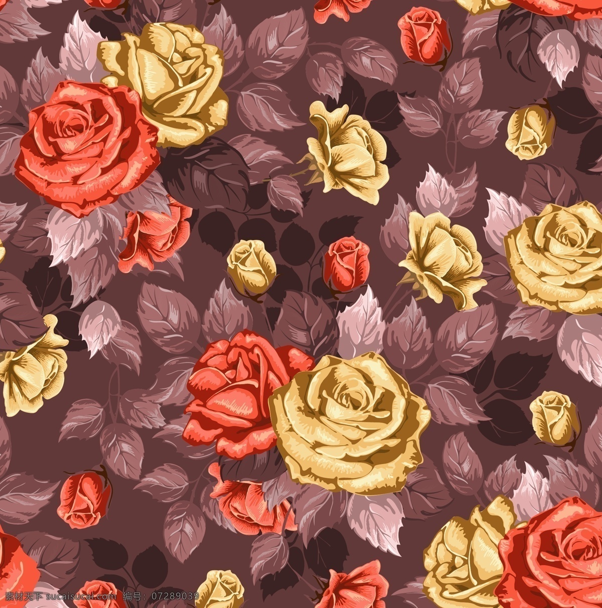 油彩 蔷薇花 背景 彩绘 浪漫 玫瑰 梦幻 植物