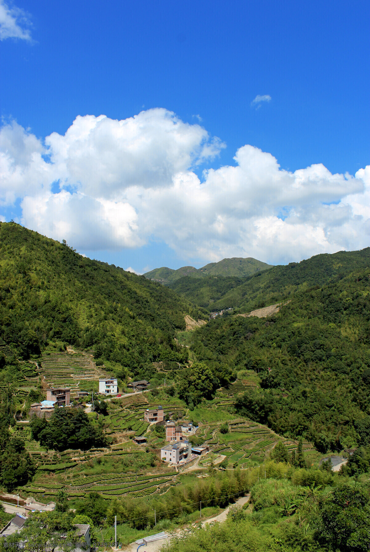 梅州八乡山 风景 蓝天白云 山 梅州 客家 自然景观 自然风景