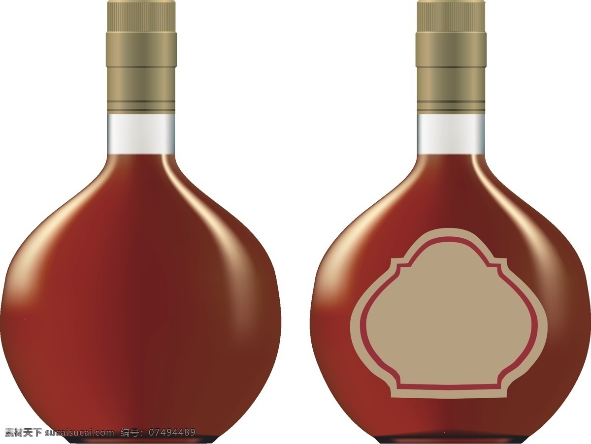 酒瓶包装设计 包装 酒瓶包装 酒瓶 酒瓶设计 酒瓶素材 矢量酒瓶 红洒 红洒瓶 矢量素材 餐饮美食 生活百科 白色