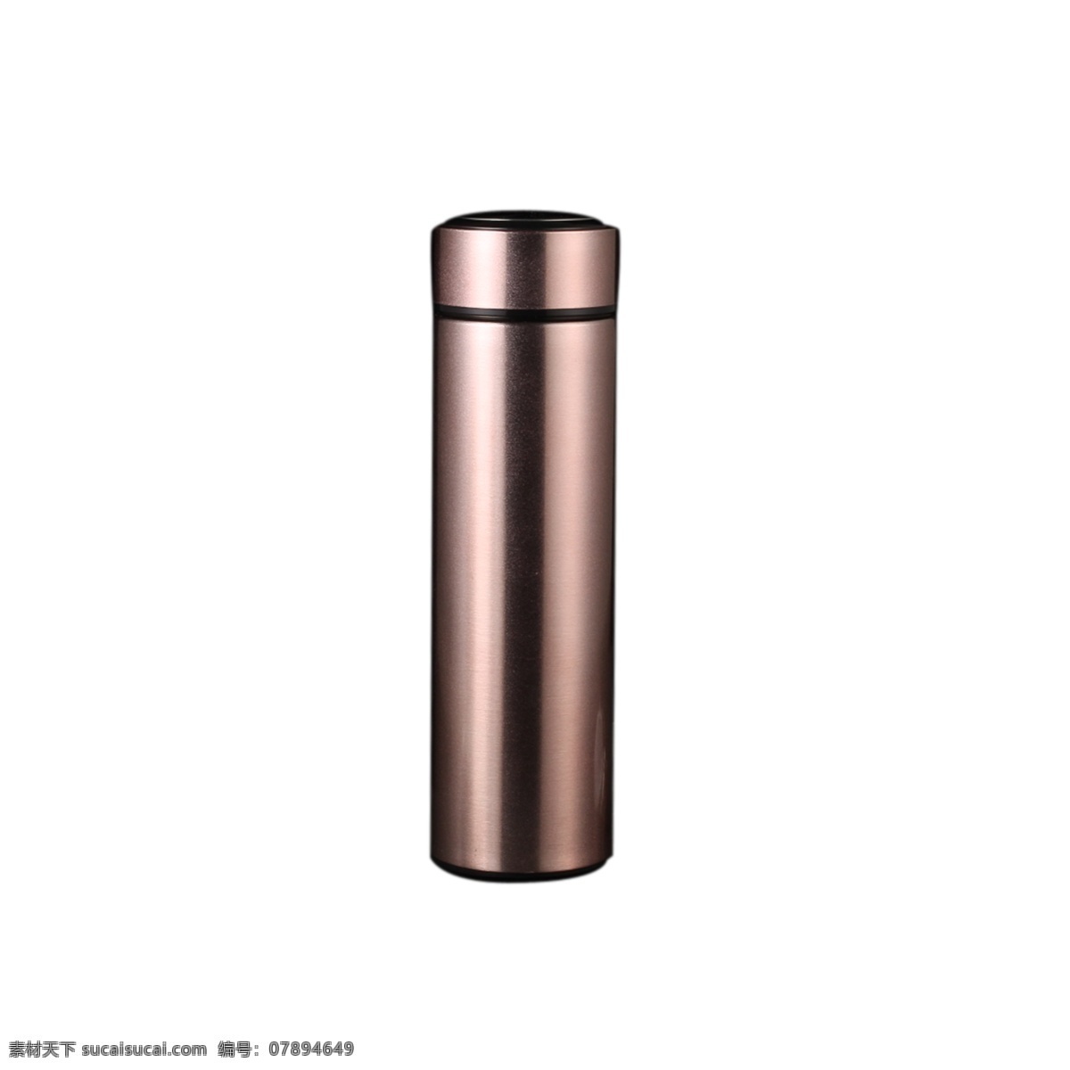 灰色 圆柱 保温杯 元素 创意 杯子 金属 质感 闪光 纹理 喝的 物品 使用 光泽 圆润 圆弧 瓶盖