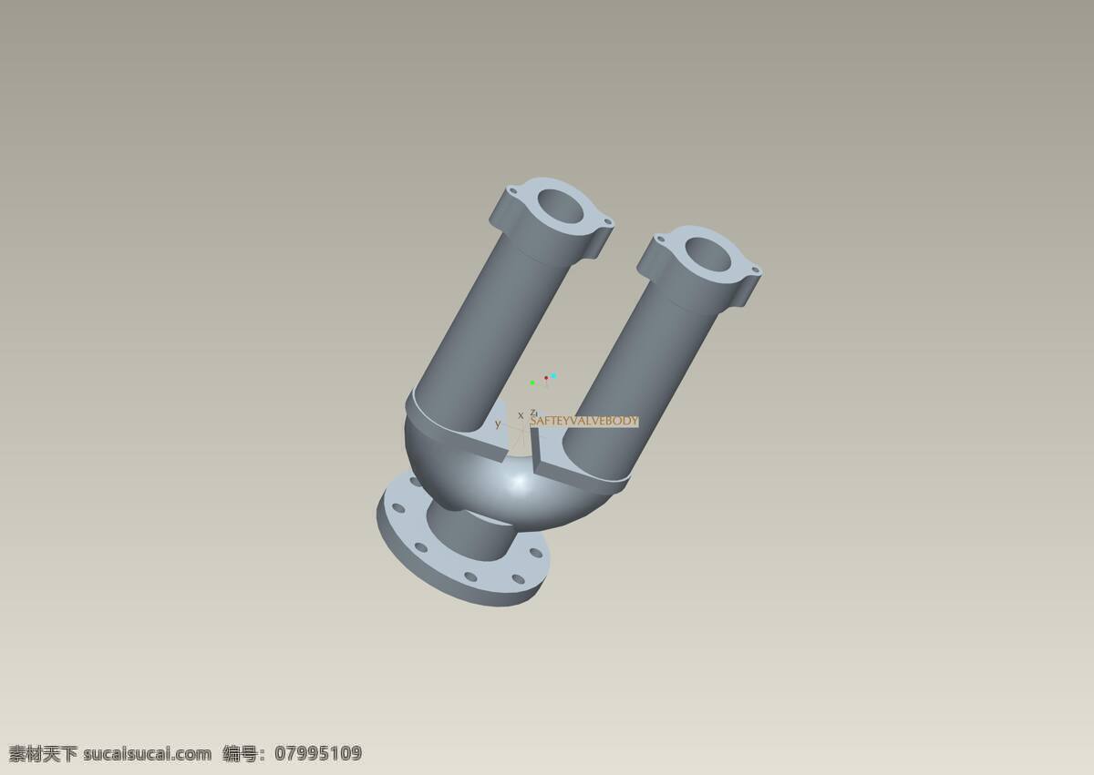 安全阀 阀体 svb 3d模型素材 电器模型