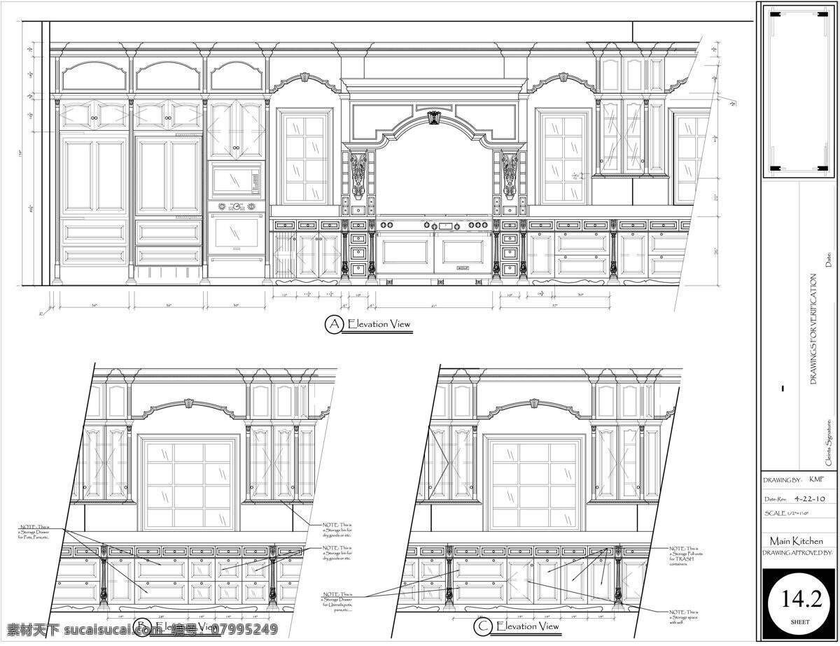 主厨 房 地板 计划 海拔 橱柜 家具 autocad 木制品 cad素材 cad