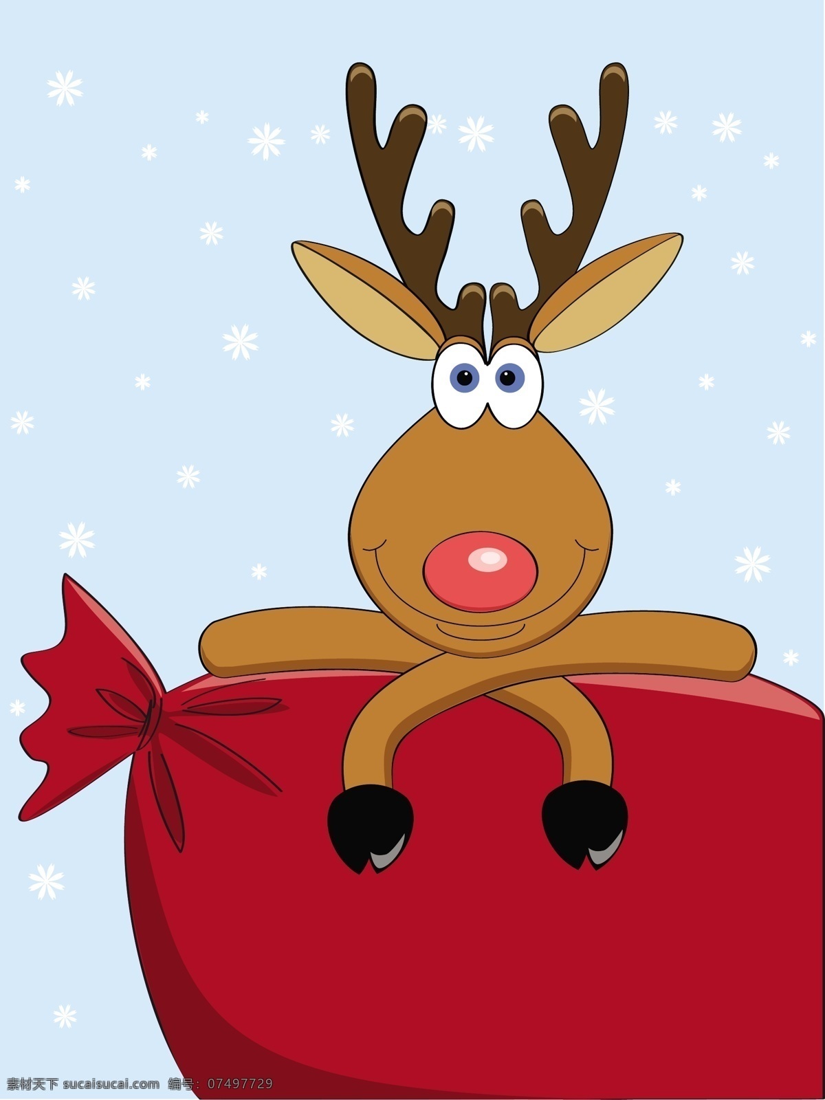 插画 冬季 动感 节日素材 卡通 卡通圣诞麋鹿 圣诞 麋鹿 矢量 可爱 模板下载 圣诞节 圣诞鹿 雪花 矢量素材 元素 插画集