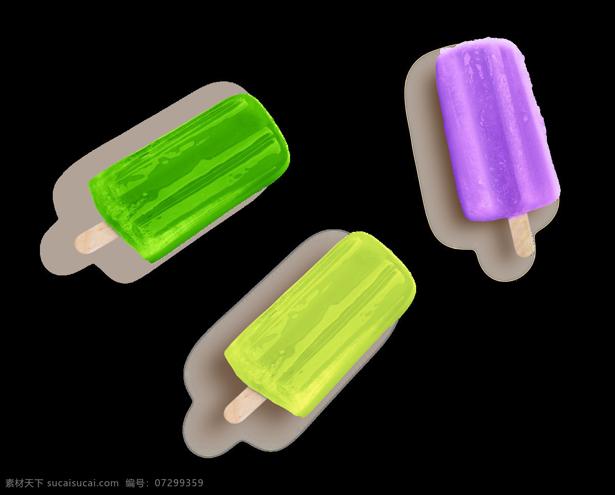 彩色 棒冰 装饰 紫色 绿色 促销 饮料 夏天
