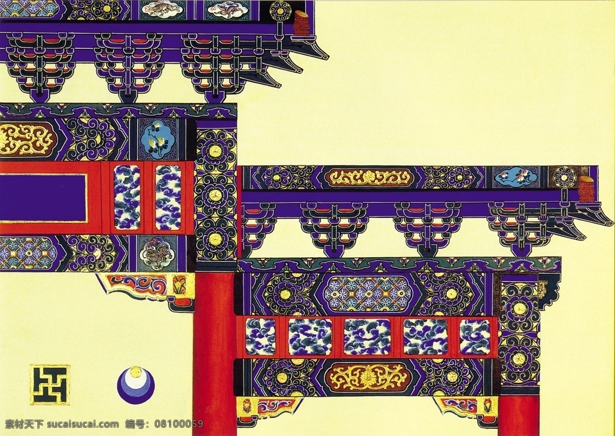 分层 源文件 风景画 古画 古纹 开门红 梁柱 门纹 民间艺术 民间艺术画 中国 传统 元素 整合 柱纹 门边 古边 民间 艺术品 中华刺绣 文化艺术