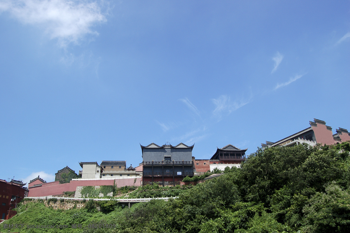 茅山顶宫 茅山 顶宫 道教 蓝天 远景 原创 国内旅游 旅游摄影