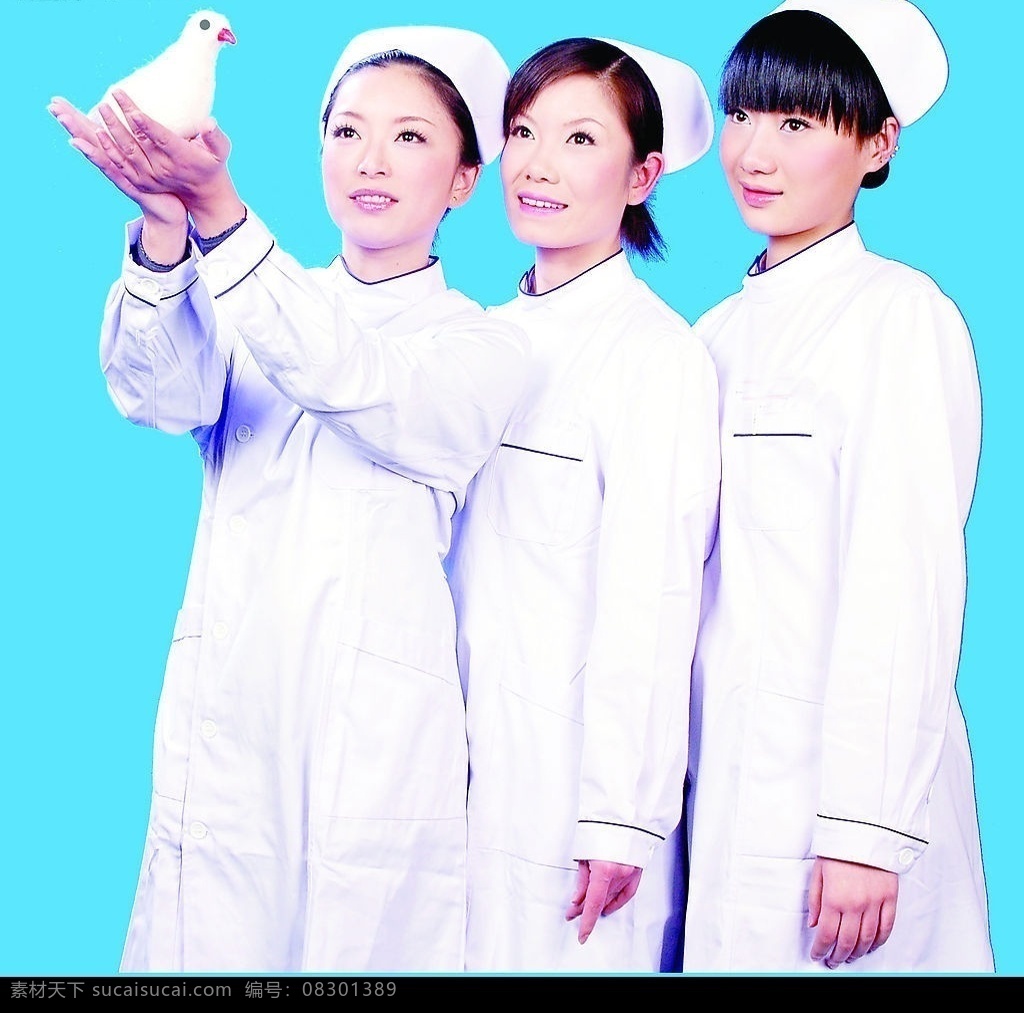 白衣天使 美女护士 分层 人物 源文件库