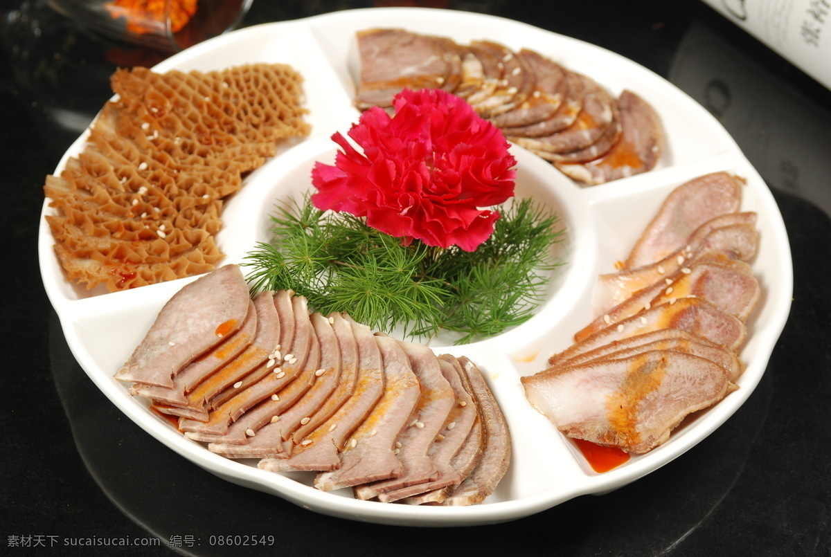 卤拼 美食 凉菜 猪耳 肚丝 饮食 餐饮美食 传统美食