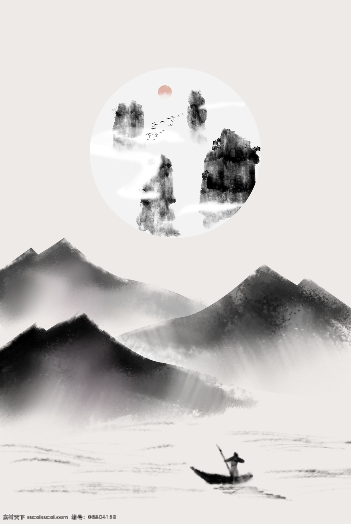 复古 风 灰色 海报 banner 背景 复古风 灰色背景 海报背景 psd源文件 淘宝 天猫 山水 花卉 开心