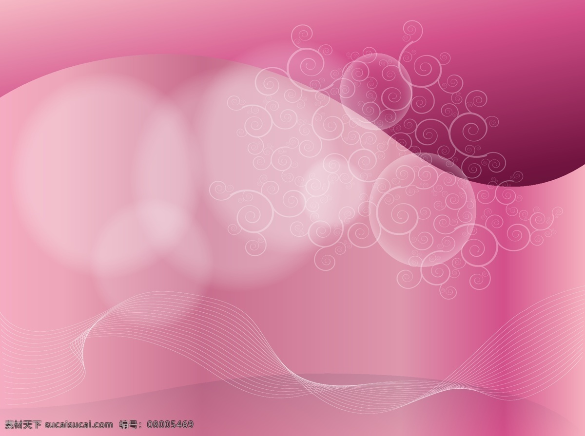 粉红色 背景 模板 壁纸 漩涡 波的背景下 螺旋状 弯曲 挥舞 线框