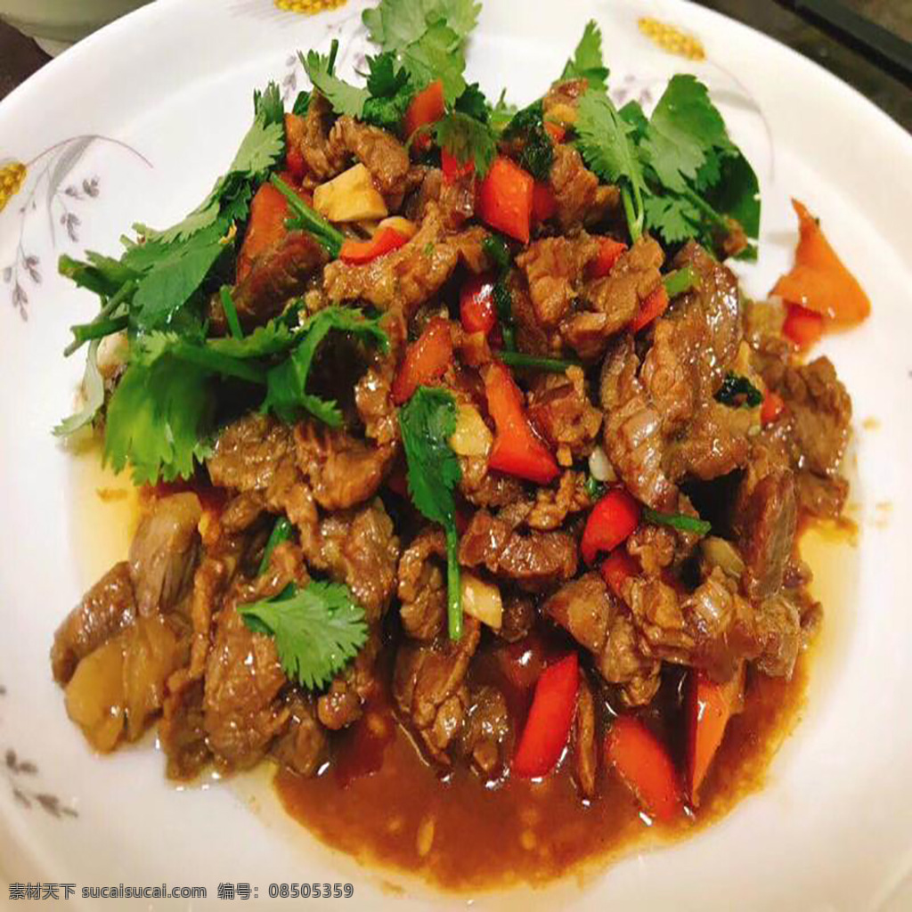 芹菜牛肉 辣椒牛肉 小炒牛肉 香菜牛肉 黄牛肉 餐饮美食 传统美食