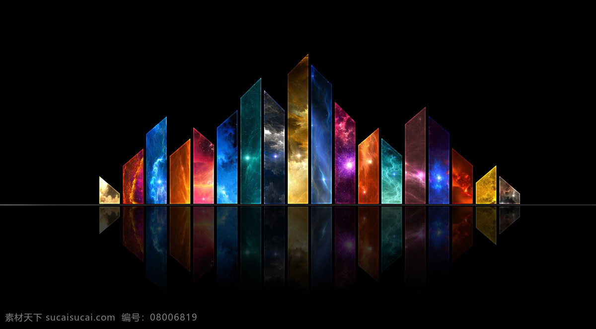 黑色 背景 banner 闪亮 空间感 立体 底纹边框 背景底纹