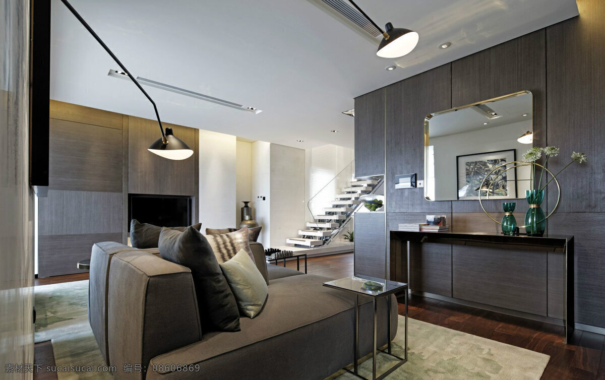沙发 客厅 现代 效果图 灰色 家具 家装 室内背景 家居装饰 华丽装修 室内设计 软装设计 欧式