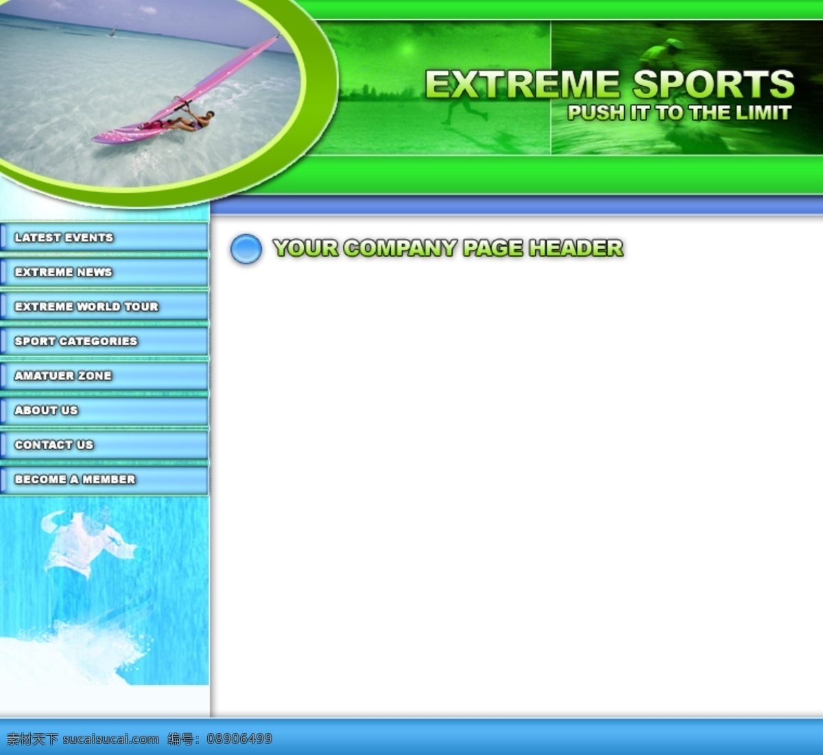 欧美 极限运动 网站 模板 网页模板 休闲 运动 网页素材 网页代码