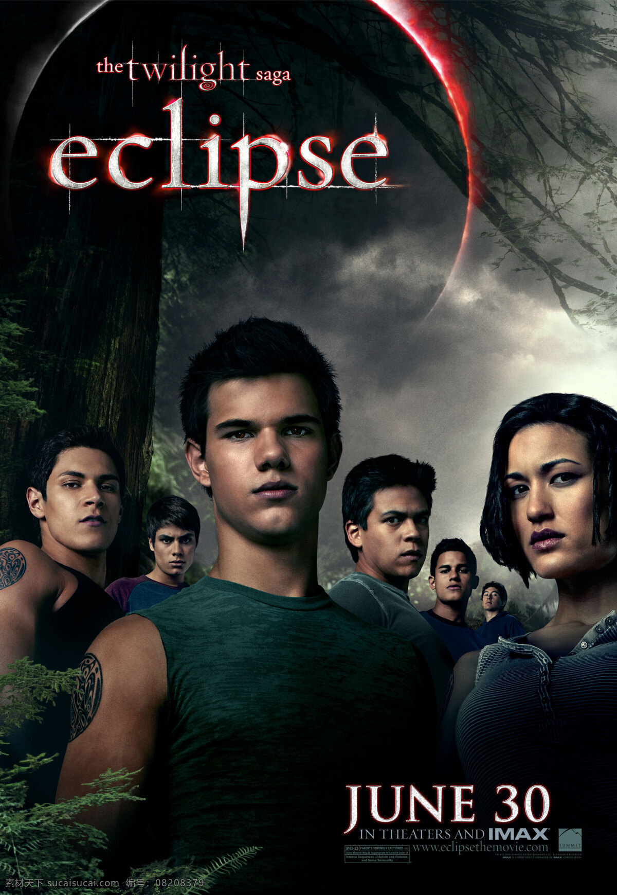 eclipse saga twilight the 月食 暮色3 电影海报