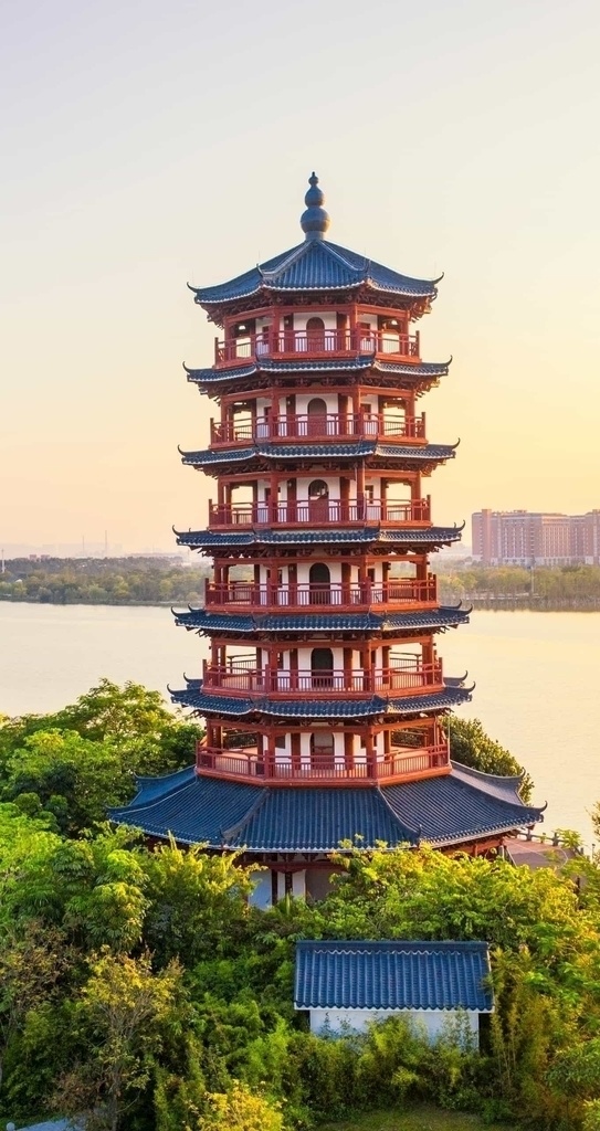 佛塔 中国建筑 古建筑 建筑 中国风 亭台楼阁 塔 宫殿 古代 雷峰塔 西湖