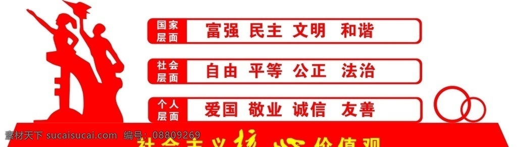 社会主义 核心 价值观 社会主义核心 价值观造型 党建造型 立体造型 村上 文化 墙 制度 牌