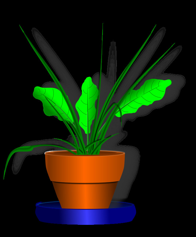 花卉和花盆 花 花盆 园艺 绿 业余爱好 植物 svg 黑色