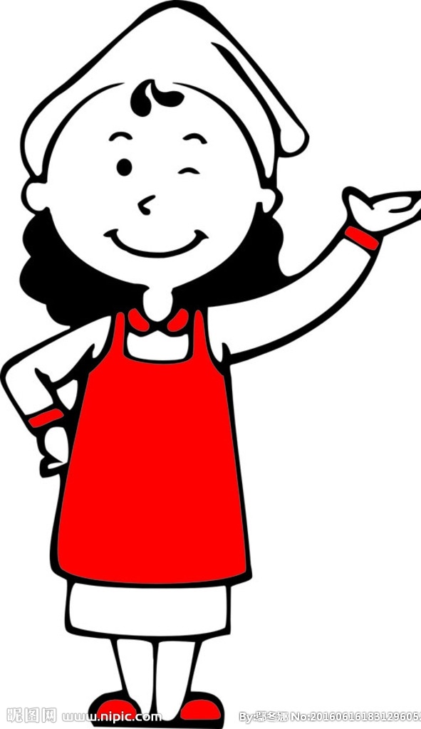 好生活 好老婆 标志 好老婆标志 红围裙