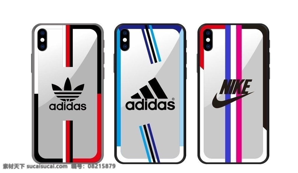 阿迪 耐克 牌子 运动 手机壳 logo 标志 潮牌 镂空 镂空手机壳