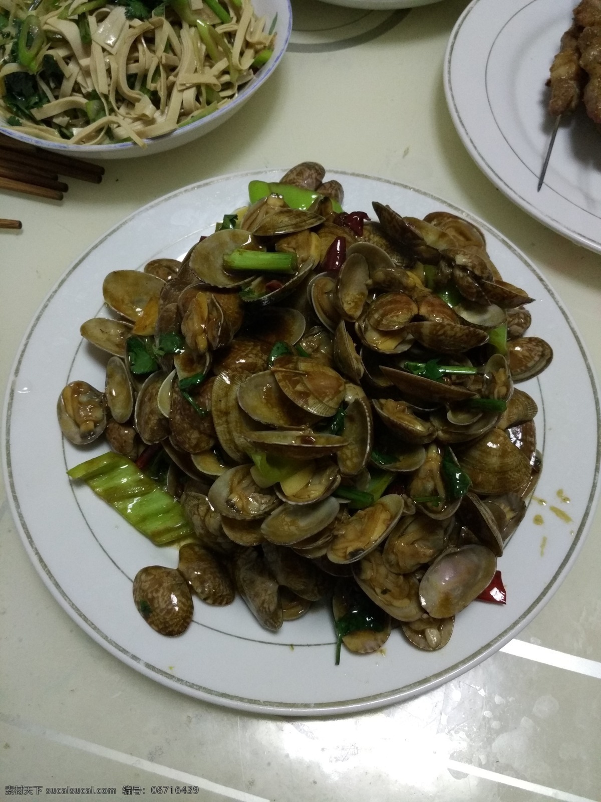 辣炒花蛤 海鲜菜 耗油花蛤 美食 花蛤 摄影图片 餐饮美食 传统美食