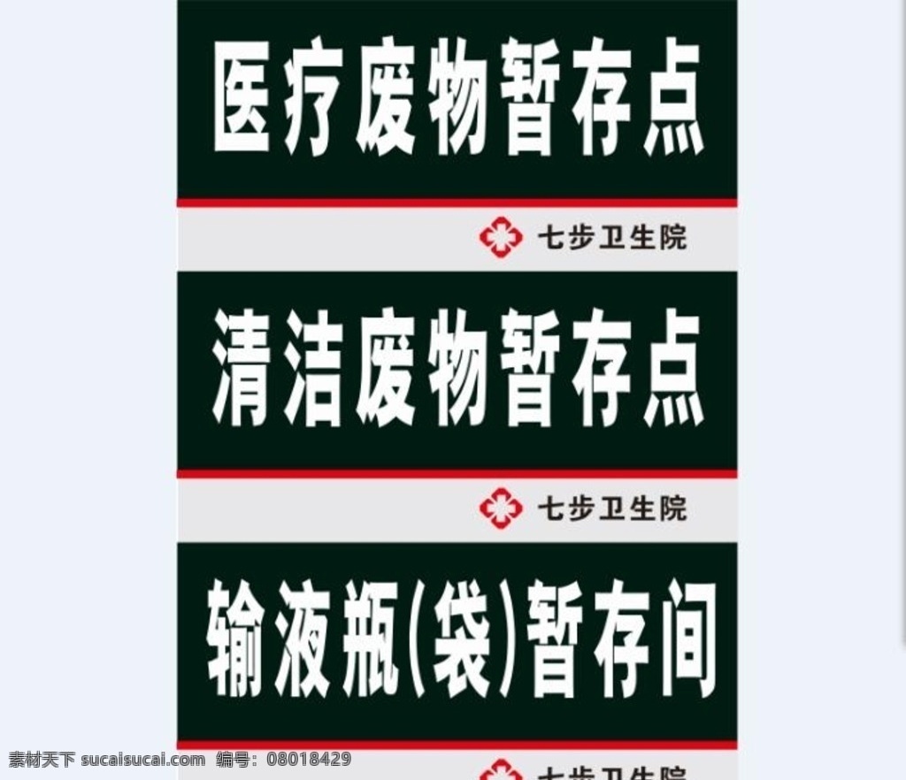 科室牌 医疗卫生 门牌 标示牌 医疗废物 清洁废物 输液暂存间