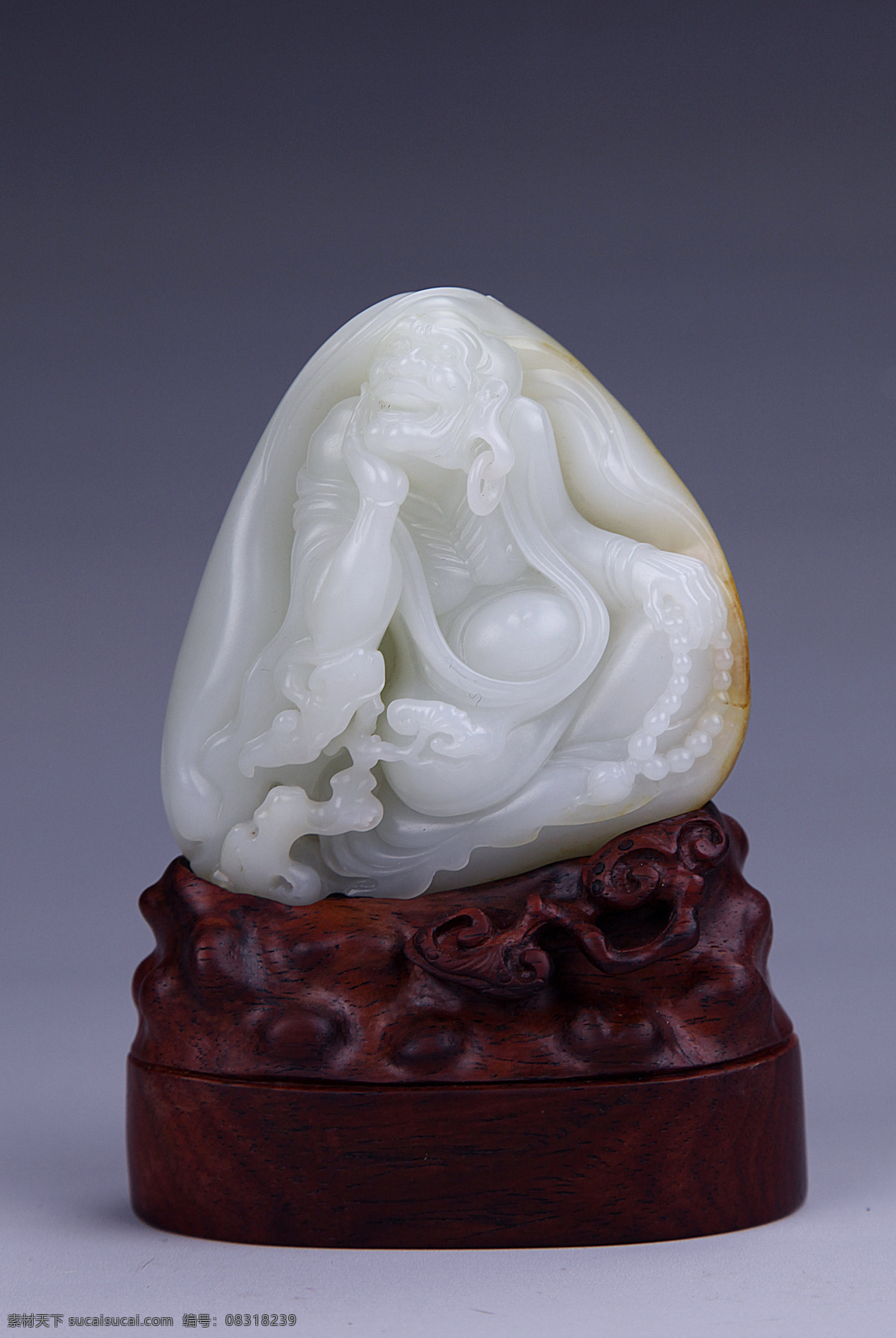 玉石 玉器 雕像 精雕细琢 工艺品 艺术品 收藏品 古玩玉器 财运 传统文化 文化艺术