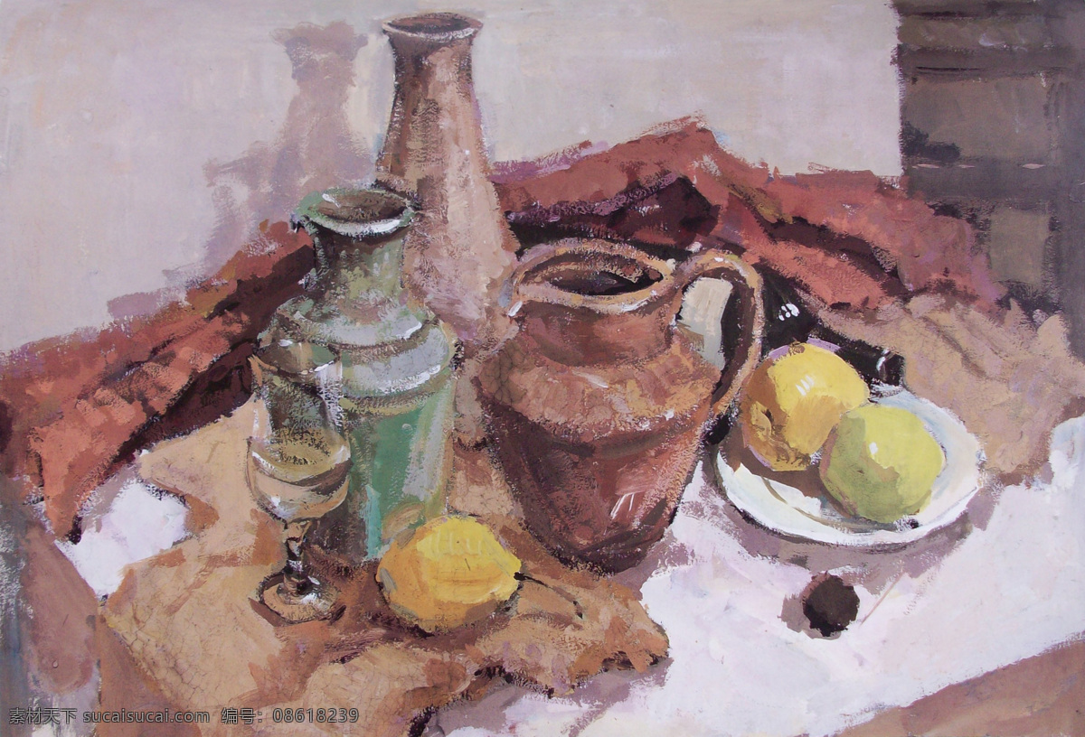 高分 色彩 静物 画画 绘画 几何形体 素描 清华美院 文化艺术