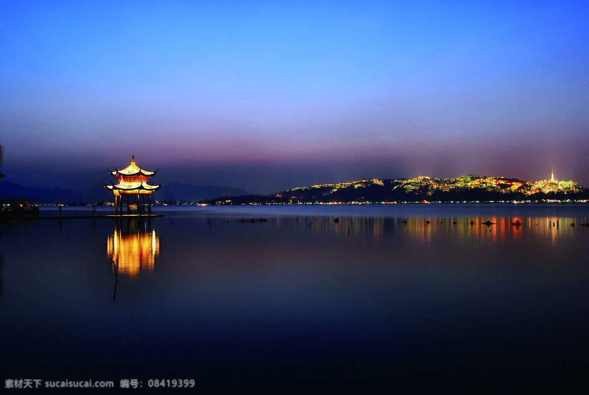 夜西湖 杭州西湖全景 西湖 西湖旅游景点 西湖集贤亭 杭州风光 杭州西湖 湖泊湖景 远山游船 西湖风光 山水倒影 西湖晚霞 西湖风景 山水风光 古亭 西湖十景 泛舟 西湖夜景 摄影图库 旅游摄影 自然风景