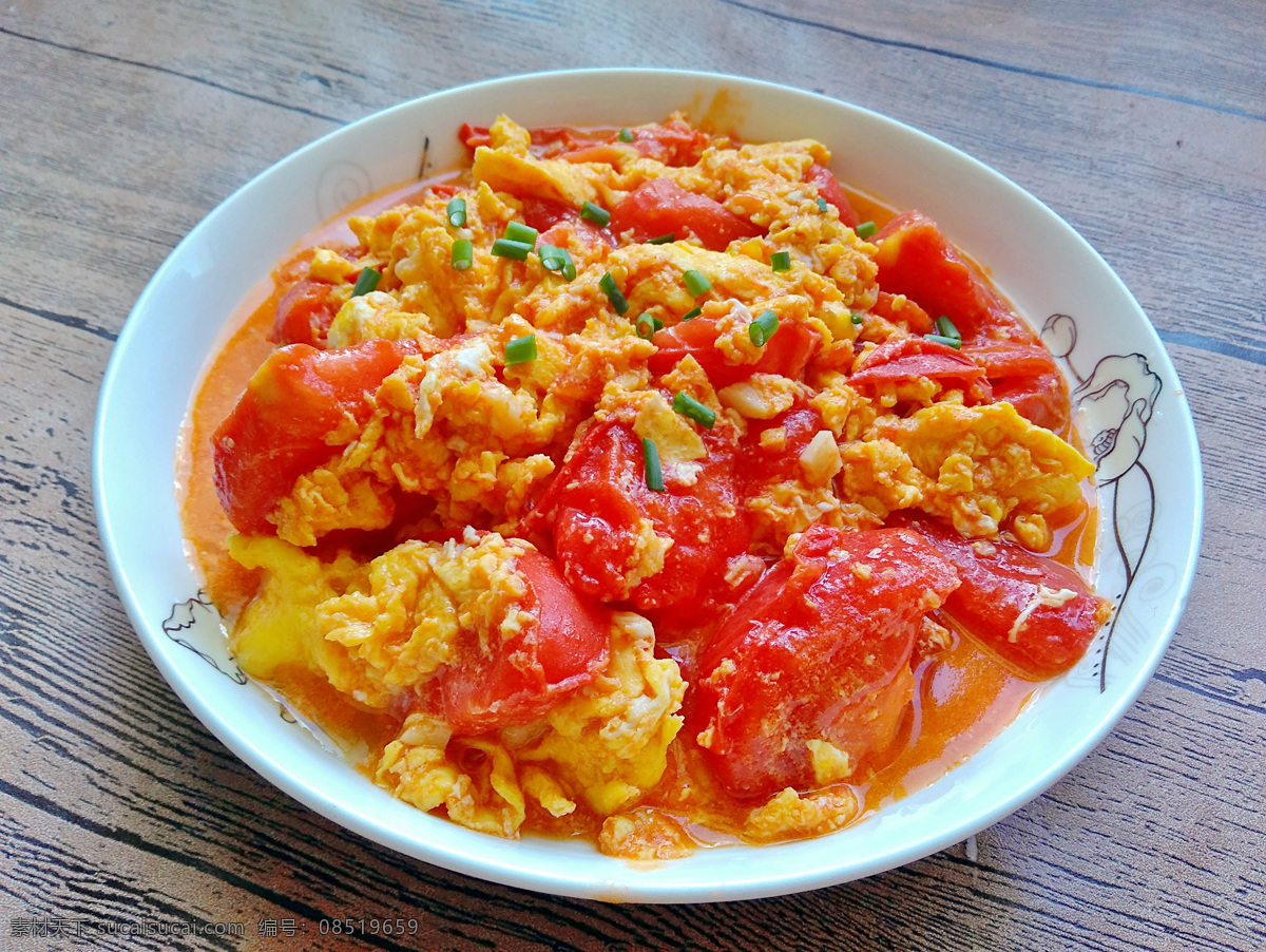 西红柿炒鸡蛋 美食 餐饮美食 家常菜 传统美食