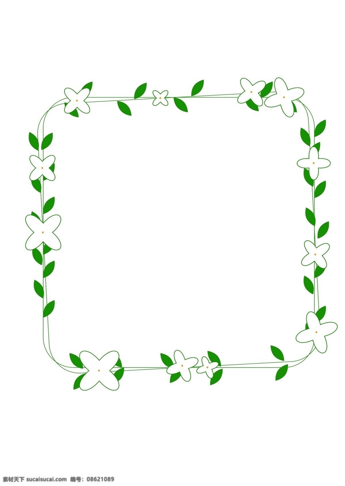 夏日 清新 绿色 圆形 可爱 边框 小 花草 纹理 小清新 边框纹理 免抠png 手绘边框 夏日清新 婚庆
