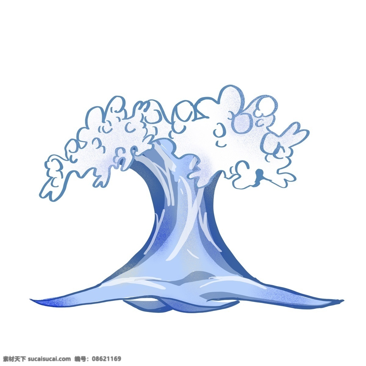 海浪 简单 免 抠 元素 蓝色 圆形 蓝色海浪 简单图案 海浪简单 海浪图案 装饰图案 装饰 海浪装饰