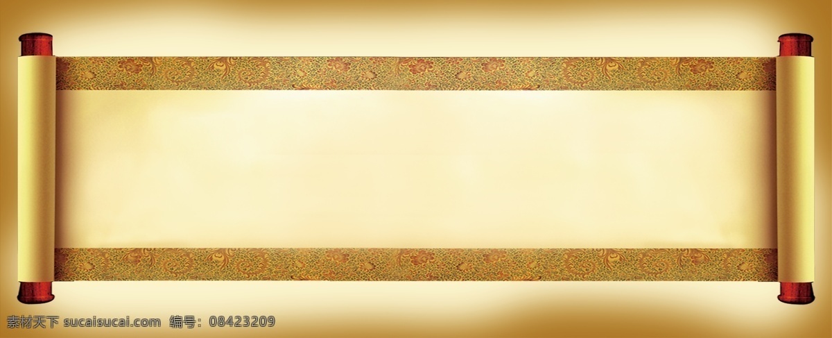画卷轴 画 古典 书 书皮 对联 仿古 边框 古书 外框 书法 底色 其他模版 广告设计模板 源文件