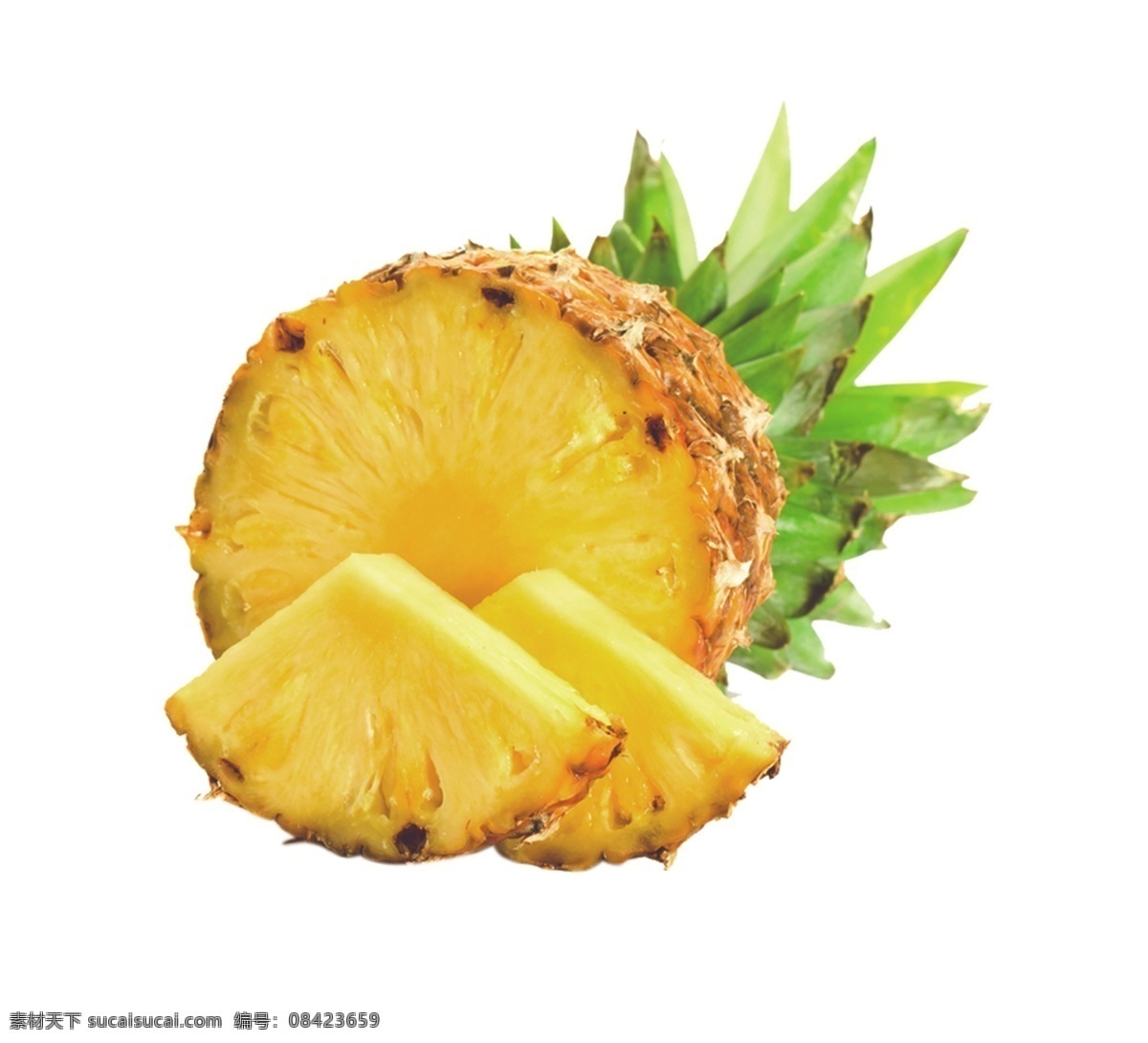 凤梨 菠萝果盘 果盘 水果叉 水果 切片 果粒 草菠萝 地菠萝 罐头 新鲜水果 热带水果 包装设计