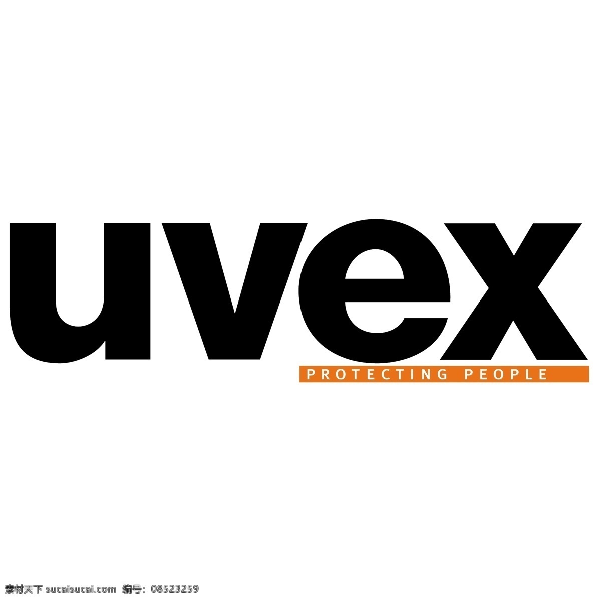 免费 uvex 标识 白色