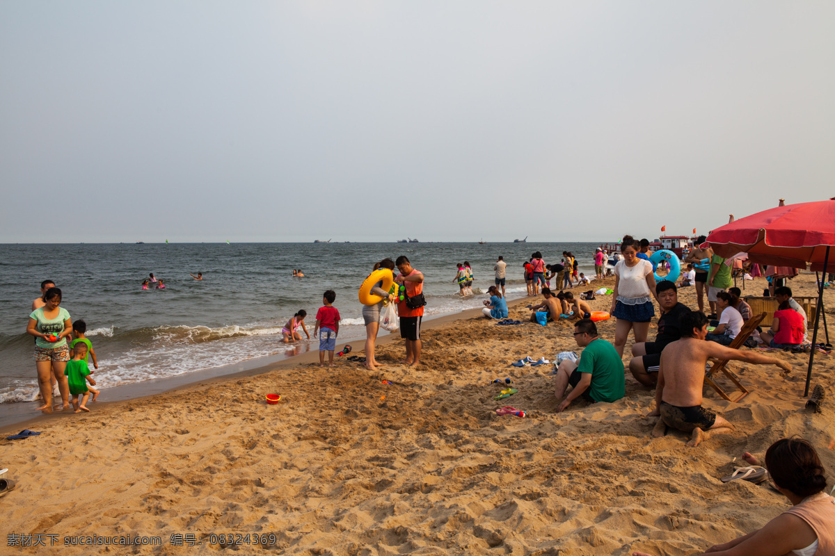 黄金海岸 河北 秦皇岛 大海 沙滩 海滩 蓝天 休闲 度假 自然景观 旅游摄影 国内旅游